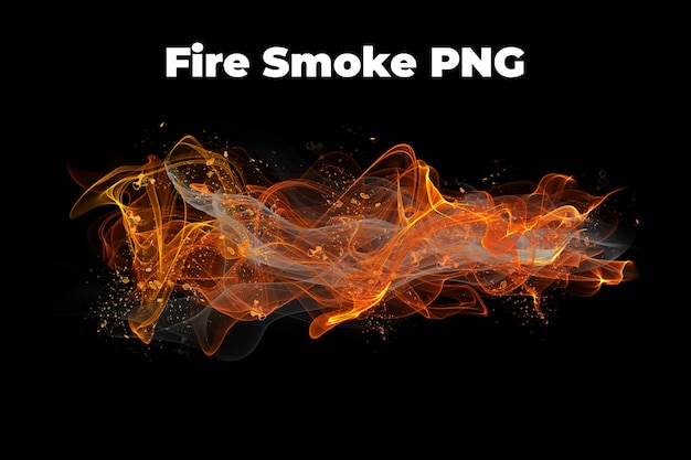 Fire smoke Premium Psd