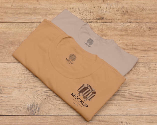 Download Free Psd Flat Lay Of T Shirt Concept Mock Up