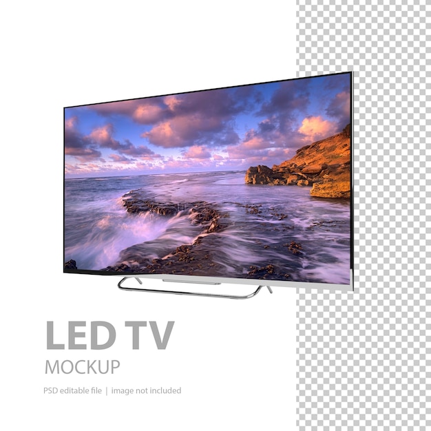 Download Premium PSD | Flat screen tv mockup