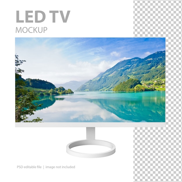 Download Premium PSD | Flat screen tv mockup