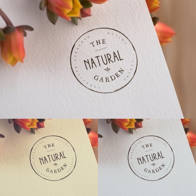 Download Free Floral Logo Mock Up Free Psd File Use our free logo maker to create a logo and build your brand. Put your logo on business cards, promotional products, or your website for brand visibility.