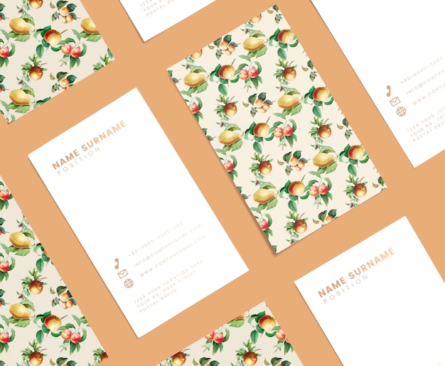 Name Card Design Template Psd