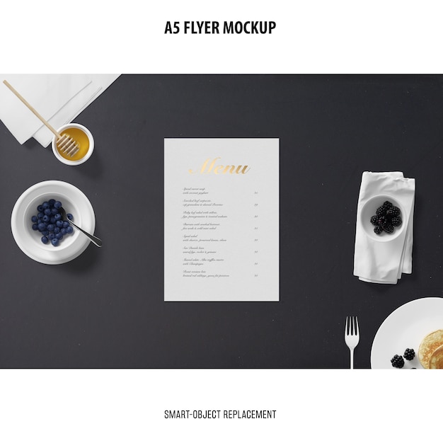 Download Flyer mockup in a desktop PSD file | Free Download