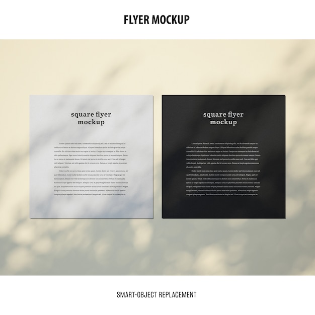 Download Flyer mockup PSD file | Free Download