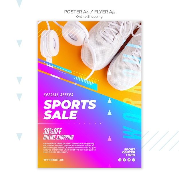 Free Sports Flyer Template from image.freepik.com