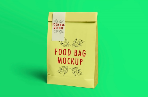 Download Food bag mockup PSD file | Premium Download