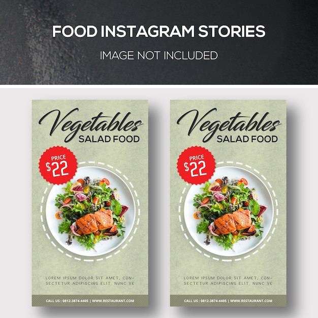 Download Food instagram stories | Premium PSD File