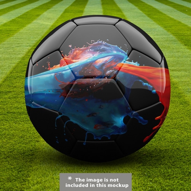 Download Free Psd Football Ball Mock Up Design