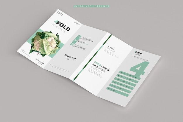 Download Four-fold brochure mockup | Premium PSD File