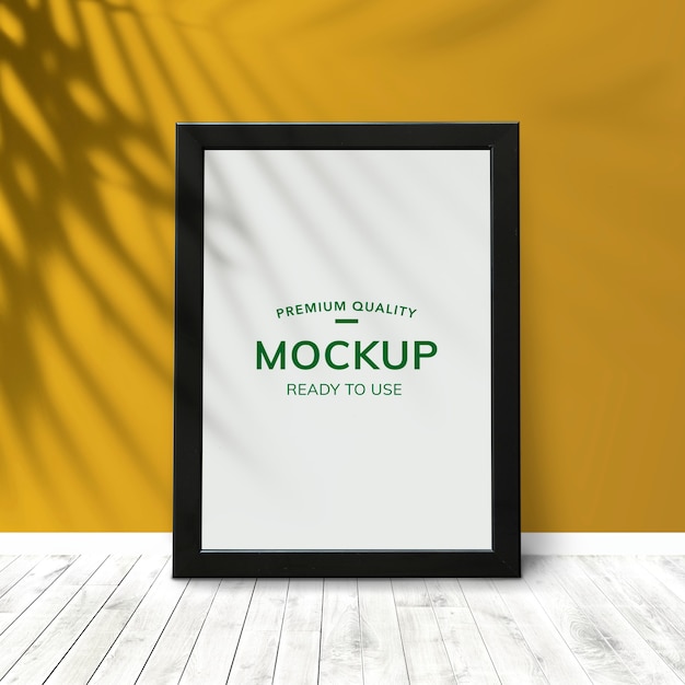 Download Free Psd Frame By A Yellow Wall Yellowimages Mockups