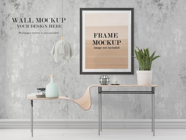 Premium Psd Frame And Wall Mockup For Your Design Ideas