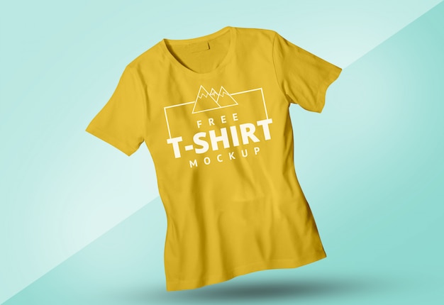 Download Free Yellow Tshirt Mock Up Male And Female Psd Template New 4 000 Psd Mockups Packaging Free Download Templates PSD Mockup Templates