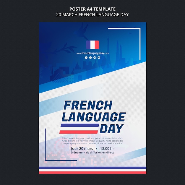 poster presentation in french language