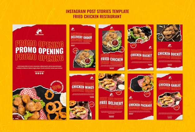 Download Free Psd Fried Chicken Bucket Poster Template