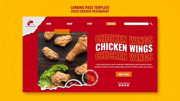 Download Free Psd Fried Chicken Bucket Poster Template