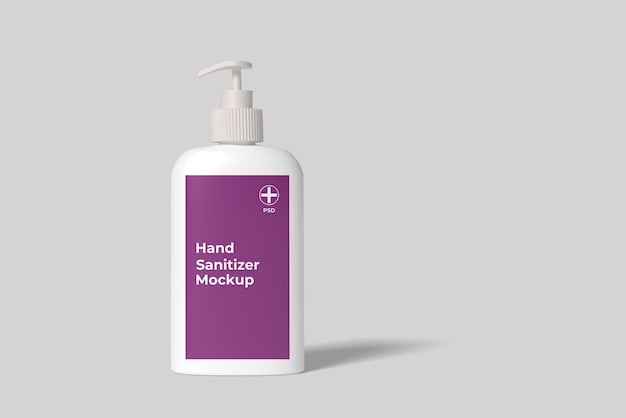 Download Front view angle of hand sanitizer mockup | Premium PSD File