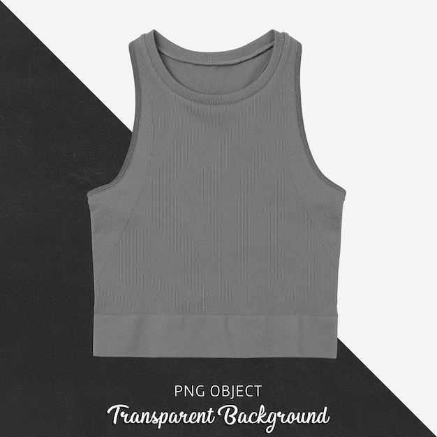 Premium PSD | Front view of basic crop top mockup