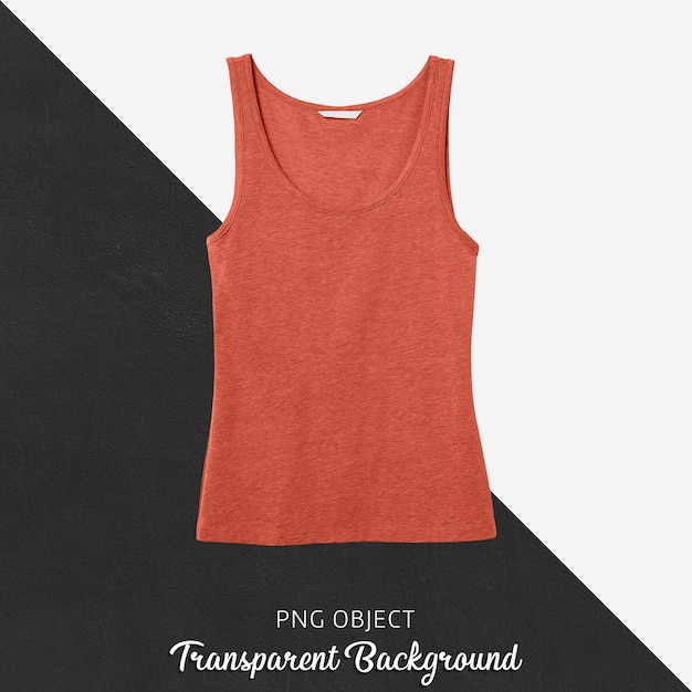 Download Premium PSD | Front view of basic tank top mockup