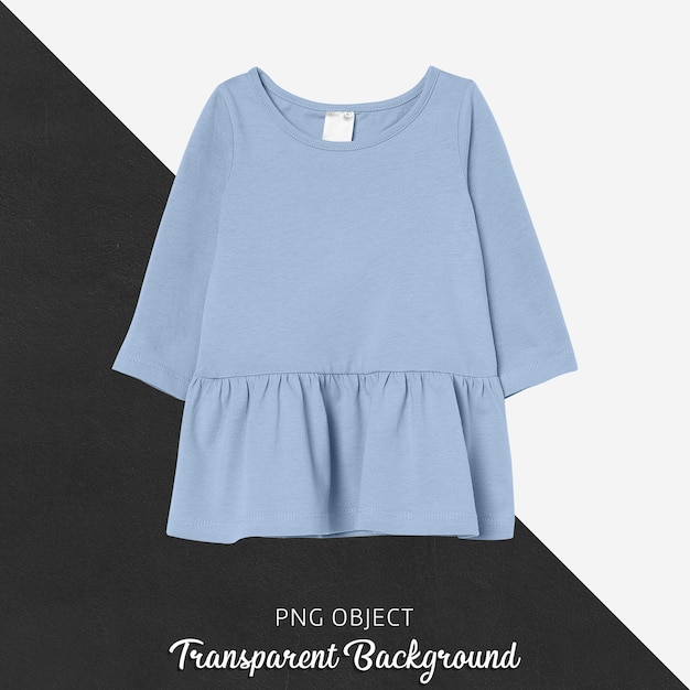 Download Premium PSD | Front view of blue children dress mockup