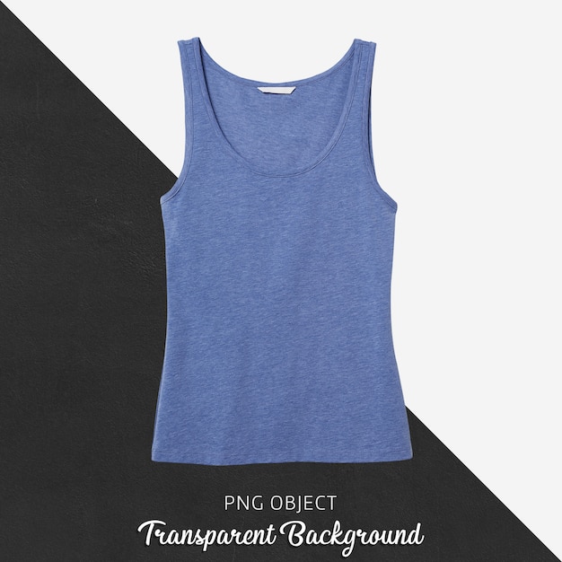 Download Premium PSD | Front view of blue tank top mockup