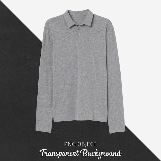 Download Premium PSD | Front view of gray long sleeve mockup