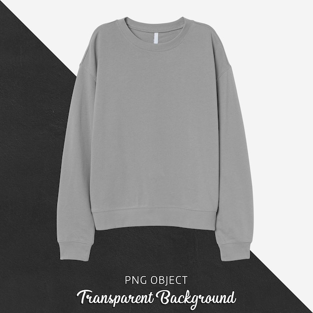 Download Premium PSD | Front view of gray sweatshirt mockup