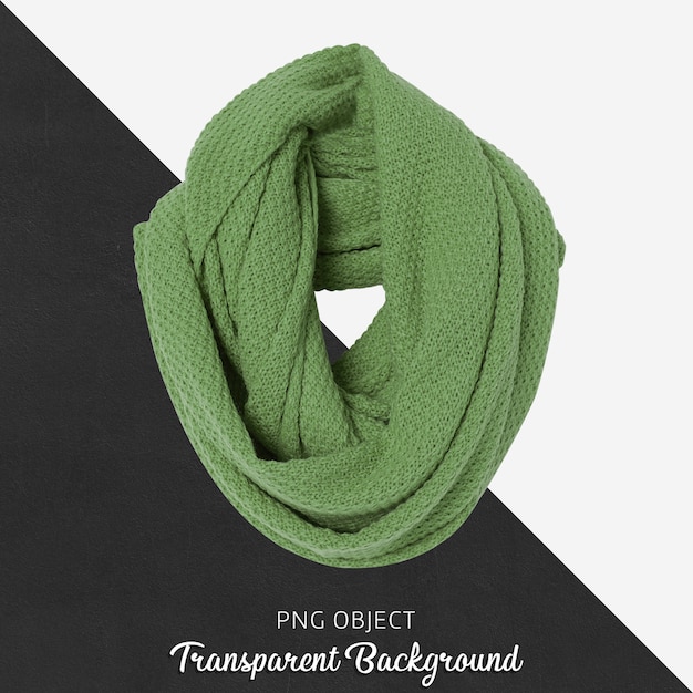 Download Premium PSD | Front view of green scarf mockup