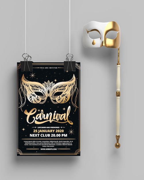 Download Front view hanging mock-up and mask on stick PSD file ...