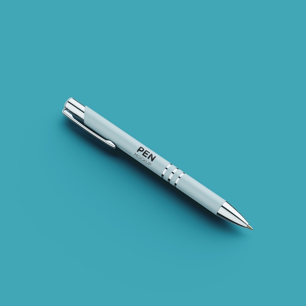 Download Premium PSD | Front view of luxury pen mockup isolated