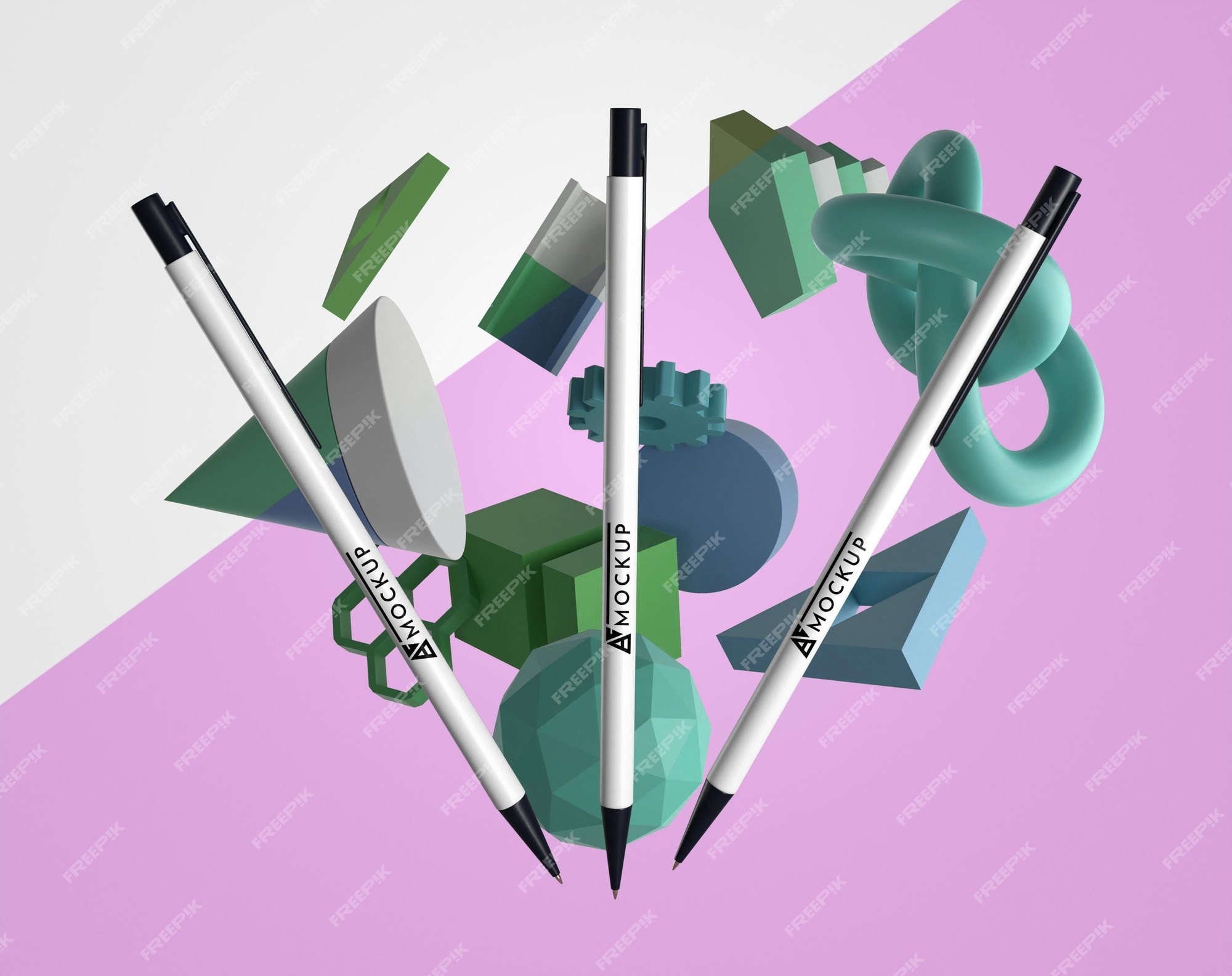 free-psd-front-view-of-mock-up-pens-for-merchandising