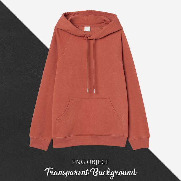 Download Premium PSD | Front view of orange hoodie mockup