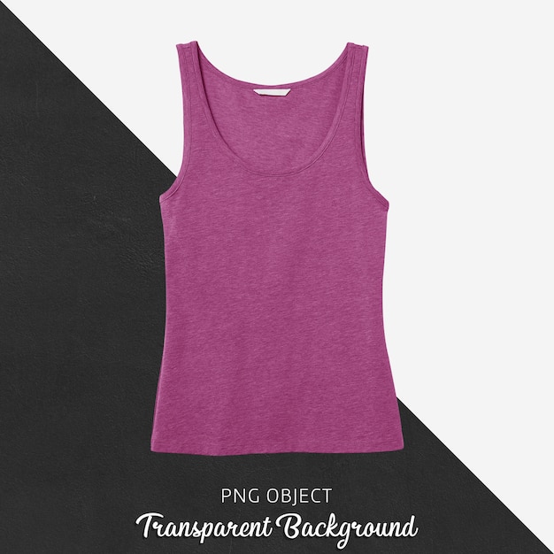 Download Premium PSD | Front view of pink tank top mockup