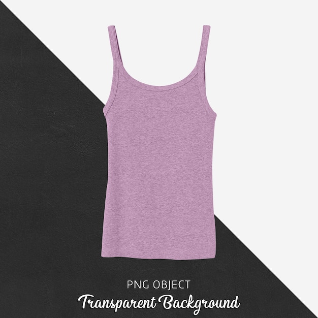 Download Premium PSD | Front view of pink top tank mockup