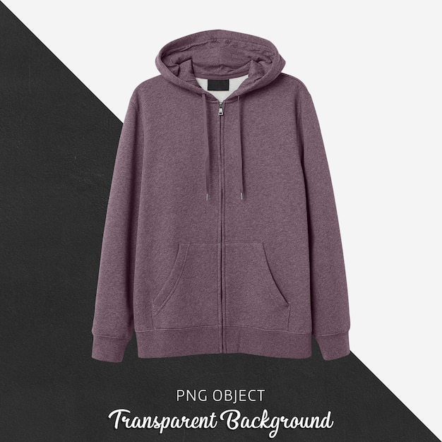 Download Premium PSD | Front view of purple hoodie mockup