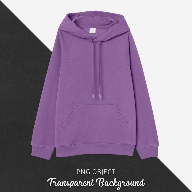 Download Premium PSD | Front view of purple hoodie mockup