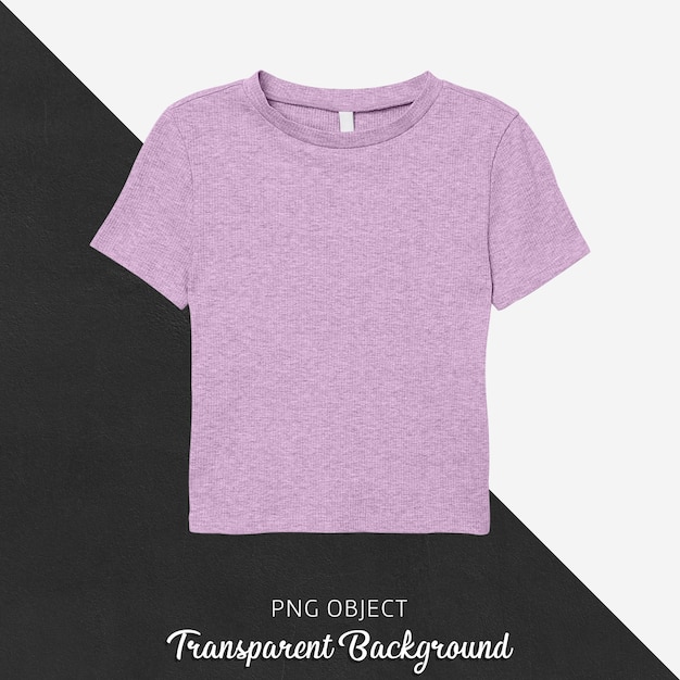 Download Premium Psd Front View Of Purple T Shirt Mockup