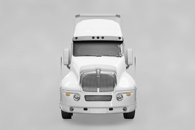 Download Front view of truck mockup | Free PSD File