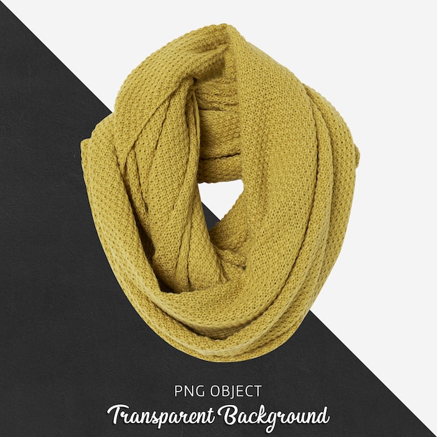 Download Premium PSD | Front view of yellow scarf mockup