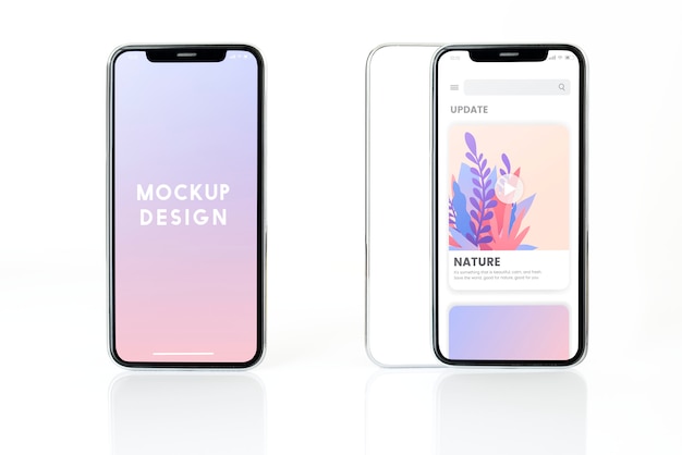 Download Free Psd Full Screen Smartphone Mockup Design