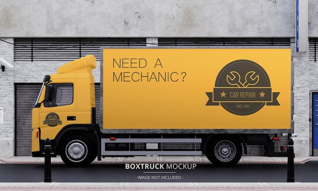 Download Truck Mockup Images Free Vectors Stock Photos Psd