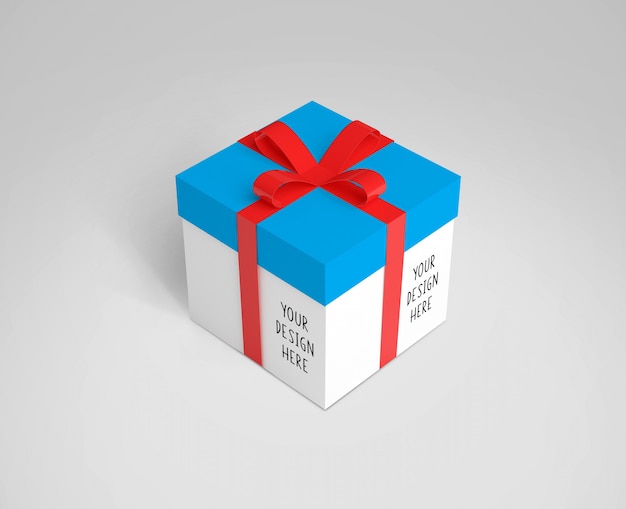 Download Gift box mock up PSD file | Premium Download