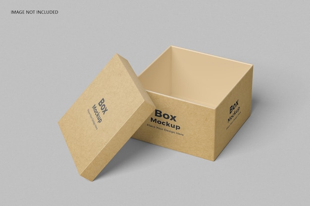 Premium PSD | Gift box mockup