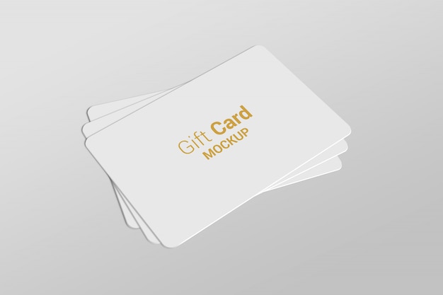 Download Gift card mock-up | Premium PSD File