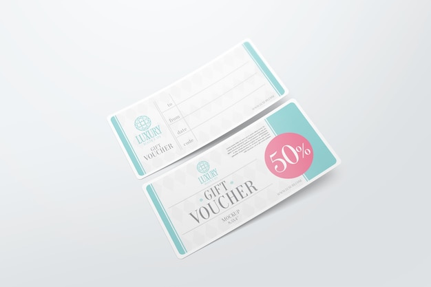 Download Gift voucher mockup | Premium PSD File