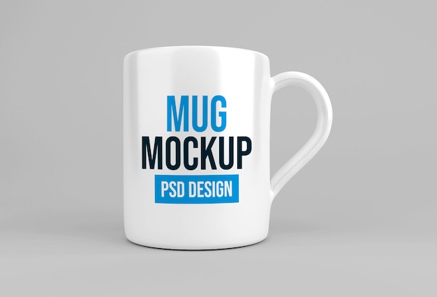Premium PSD | Glass coffee or tea mug mockup design