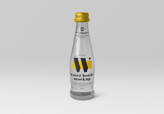 Download Glass water bottle mockup | Premium PSD File