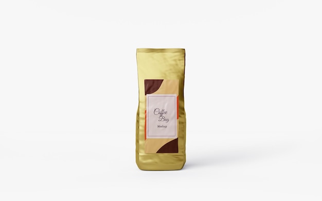 Download Premium PSD | Glossy coffee bag mockup design