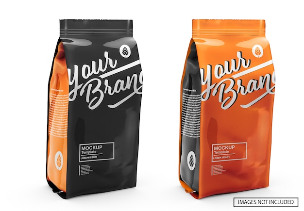 Download Premium Psd Glossy Coffee Bag Mockup