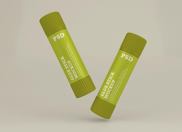 Download Premium PSD | Glue stick mockup design isolated