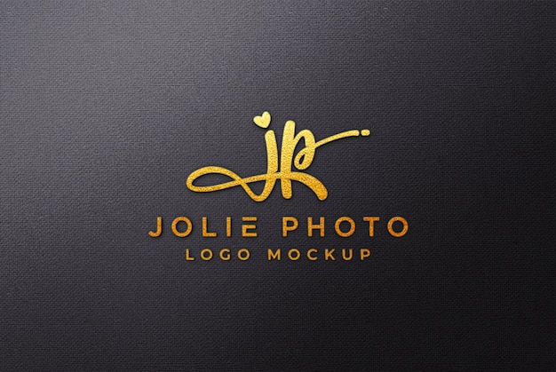 Download Free Golden 3d Logo Mockup On Black Canvas Premium Psd File Use our free logo maker to create a logo and build your brand. Put your logo on business cards, promotional products, or your website for brand visibility.
